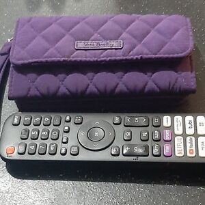 Vera Bradley Amethyst Quilted Clutch